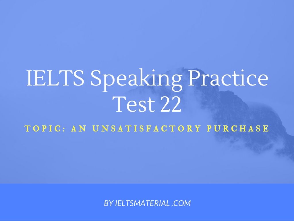 ielts speaking practice